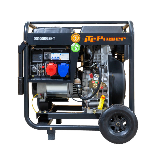 ITCPOWER DG10000LEKT diesel generator 8000W 230V/400V - (Stage V)