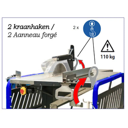 Gröbe werfzaagmachine Fusion 500 - 4 PK - 400V - GRO-11301