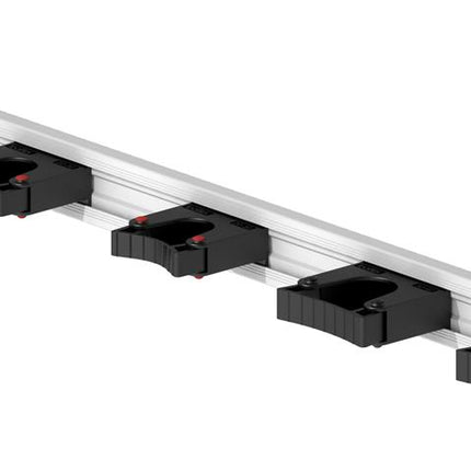 Toolflex Aluminium Rail 90cm met 5 houders