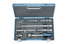 Dopsleutelset 3/8"" 17-dlg 6-kant 6-19 mm Gedore UD