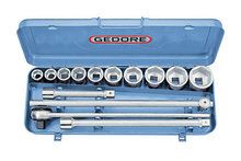 Dopsleutelset 3/4"" 25dtlg UD mm+INCH Gedore