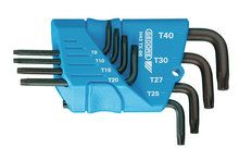 Stiftsleutelset 8-dlg TORX T9-T40
