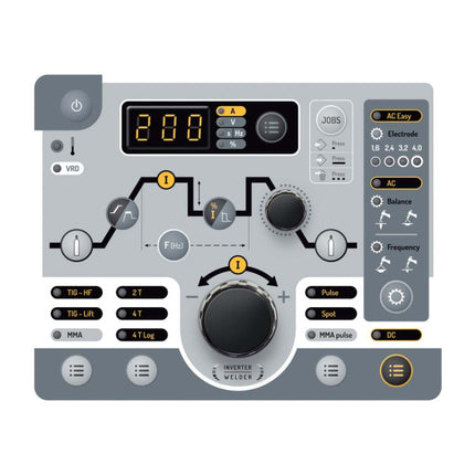 GYS Lasinverter PROTIG 201 AC/DC FV AIR - 595063945