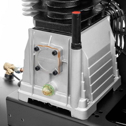 BLACK PRO B3800B/200 twee-cilinder compressor, 200L, 10 bar, 368.2L/min, 400V - 360110
