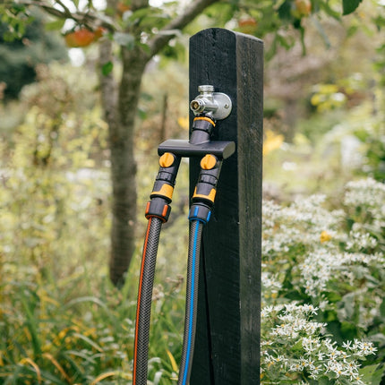 FISKARS Kraankoppeling 2 weg waterverdeler On/Off - 1027092