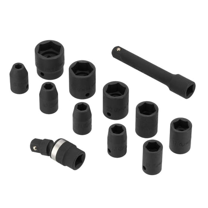 Airpress Slagmoersleutel 1/2" incl. 10 doppen en koffer +/- 225 l/min - 45540
