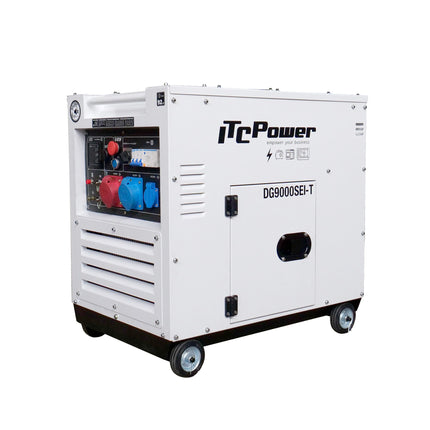 ITCPOWER DG9000SEi-T stille diesel inverter generator 6000W 230V/400V