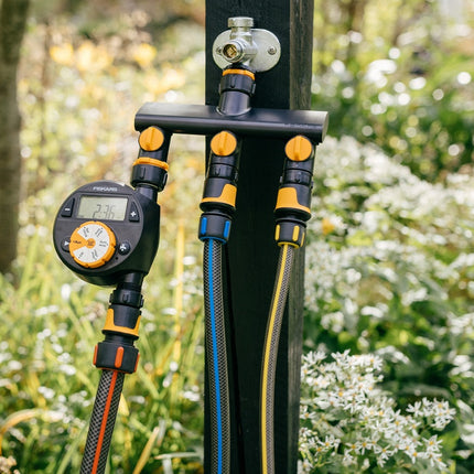 FISKARS Kraankoppeling 3-weg waterverdeler On/Off - 1027090