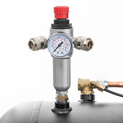BLACK PRO B3800B/200 twee-cilinder compressor, 200L, 10 bar, 368.2L/min, 400V - 360110