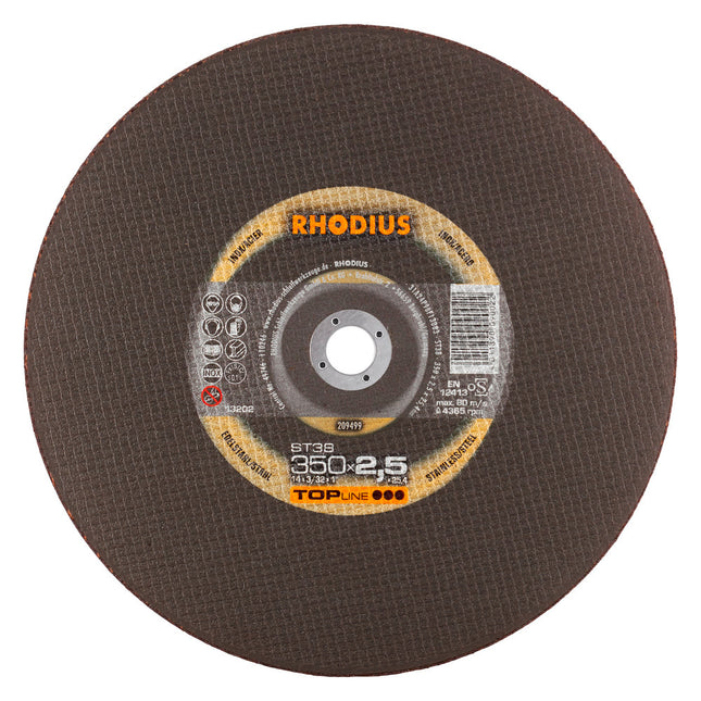 Rhodius- ST38- Doorslijpschijf- 350x2,5x25,40- 209499