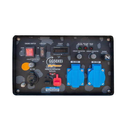 ITCPOWER GG50XEi inverter aggregaat 4500W 230V- (elektrische start)