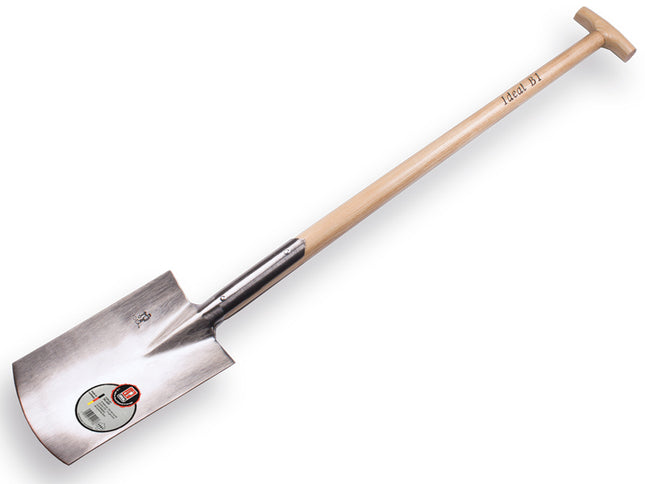 Ideal spade B1 gepolijst met ESSEN T-steel 85 cm