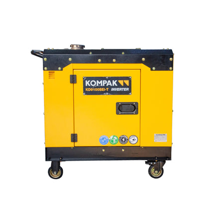 KOMPAK KD9100SEI-T stille diesel inverter generator 6000W 230V/400V