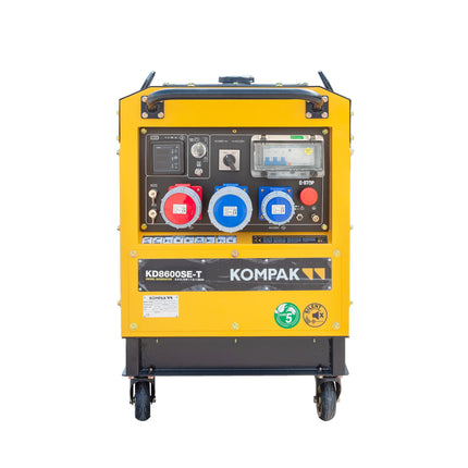 KOMPAK KD8600SE-T diesel generator 6000W 230V/400V