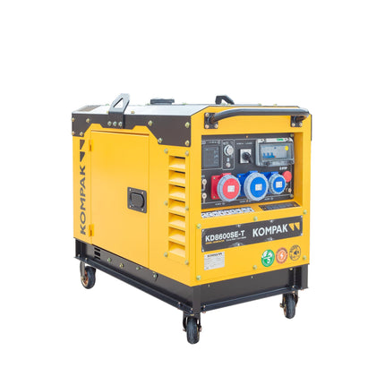 KOMPAK KD8600SE-T diesel generator 6000W 230V/400V