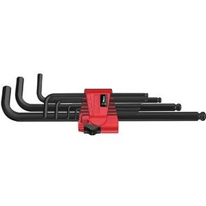 Wera 950/9 Hex-Plus 7 Stiftsleutelset, metrisch, BlackLaser