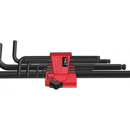 Wera 950 PKL/9 BM N SB Stiftsleutelset, metrisch, BlackLaser
