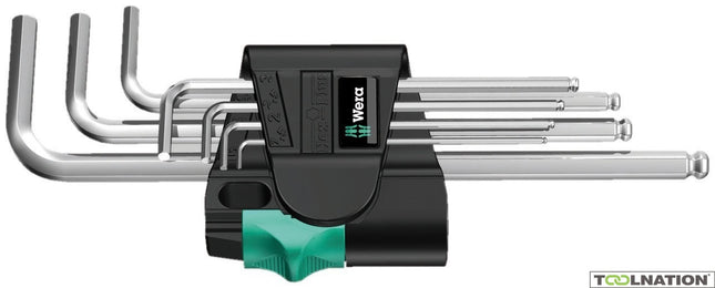 Wera 950 PKLS/9 SM SB Stiftsleutelset, metrisch, verchroomd