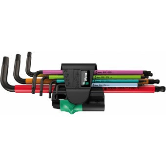 Wera 950 SPKL/7B SM Multicolour Magneet Stiftsleutelset, metrisch, BlackLaser