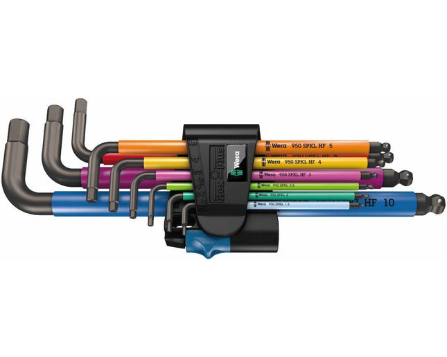 Wera 950 SPKL/9 SM HF Multicolour Stiftsleutelset, metrisch, BlackLaser