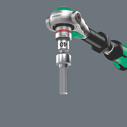 9723 Schuimrubberen inzetstuk met Zyklop B 3/8" bitdoppen Set 1, 22‑delig