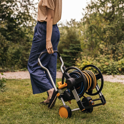 FISKARS Slanghaspel Manueel XL met wielen, inclusief 20m slang - 1062256