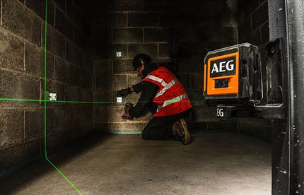 AEG Groene kruislijnlaser Kit CLG220-K