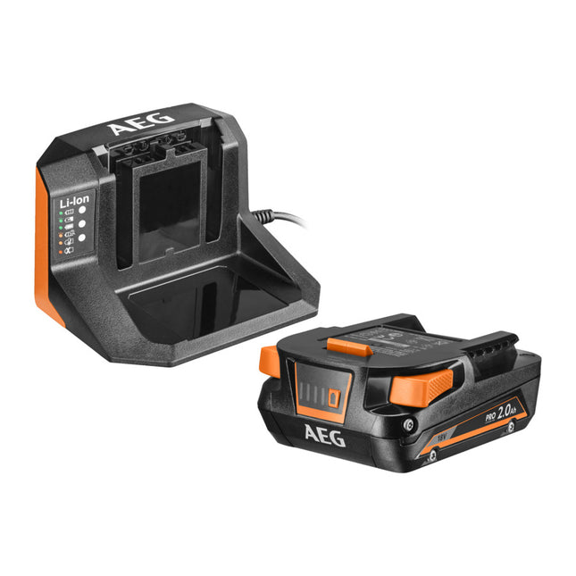 AEG Set Accu's en Lader 18V SET L1820S