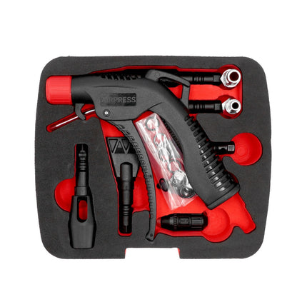 Airpress Blaaspistool set met 7 nozzles - 45029