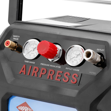 Airpress Compressor H 215-6 olievrij 230V 8 bar - 36943