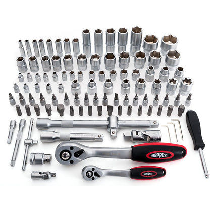 Airpress Gereedschapskoffer 108-DELIG Doppenset 1/4 - 3/8 - 1/2 - 75246