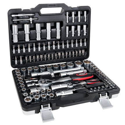 Airpress Gereedschapskoffer 108-DELIG Doppenset 1/4 - 3/8 - 1/2 - 75246