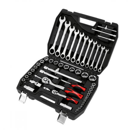 Airpress Gereedschapskoffer chroom vanadium 54 delig - 75248