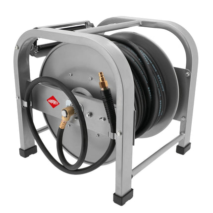 Airpress Luchtslanghaspel 30m vloermodel zelfoprollend 1-4 - 46508