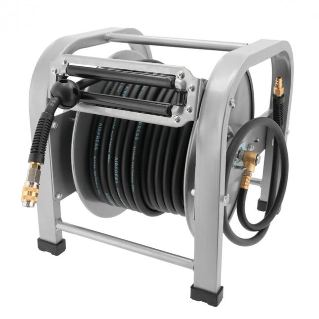 Airpress Luchtslanghaspel 30m vloermodel zelfoprollend 1-4 - 46508