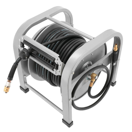 Airpress Luchtslanghaspel 30m vloermodel zelfoprollend 10x16mm 1-4 - 46510