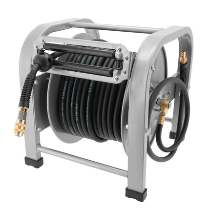 Airpress Luchtslanghaspel 30m vloermodel zelfoprollend 10x16mm 1-4 - 46510