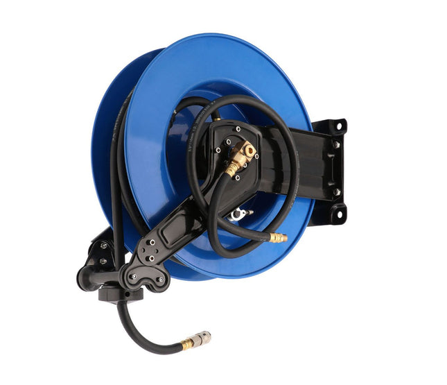 Airpress Luchtslanghaspel rubber (wandmontage) zelfoprollend 20 m 20 bar - 46620