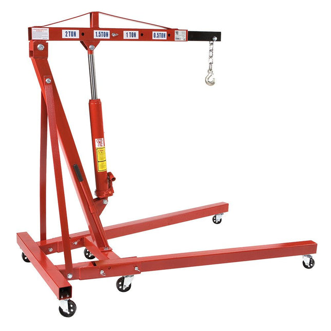 Airpress Motortakel / werkplaatskraan 2 ton opvouwbaar - 76180-1