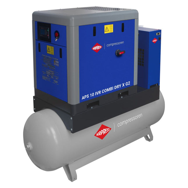 Airpress Schroefcompressor APS 10 IVR Combidry X G2 - 369212-IVR-G2