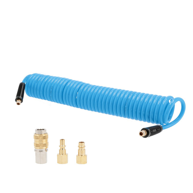 Airpress Spiraalslang PU 15 meter 8x12mm 1-4 - 4304227