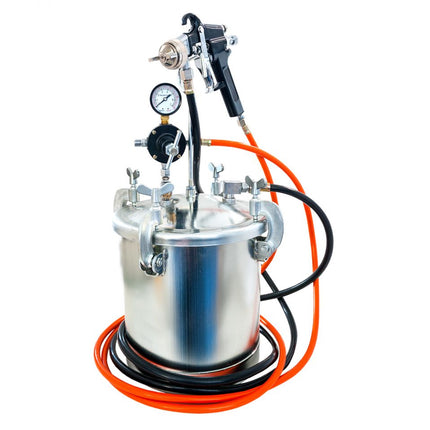 Airpress verfspuit met drukvat 8.5L compleet - 45202