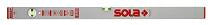 Sola Alu blokwaterpas AZB50 50cm 2 libellen 0,50mm/m zilver