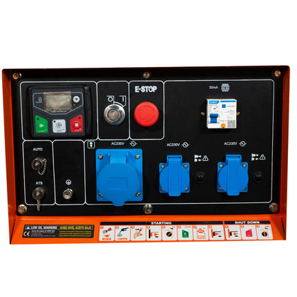 BLACK+DECKER BXGND6300E diesel generator 6000W 230V