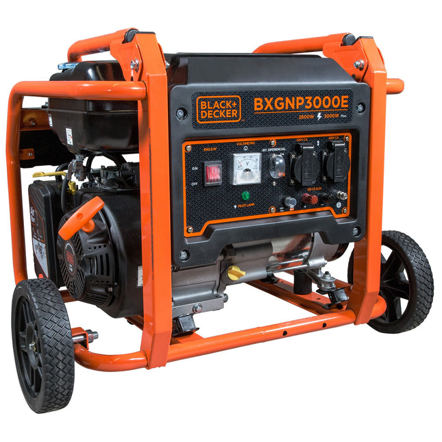 BLACK+DECKER BXGNP3000E benzine aggregaat 2600W 230V