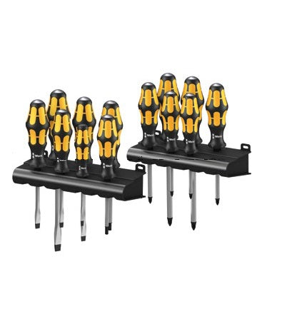 Wera Big Pack 900 schroevendraaierset Kraftform schroefbeitel + houder