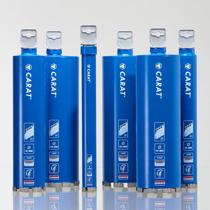CARAT Laser Diamantboor Nat (Master serie) ØM30 - 14MM tot 201MM
