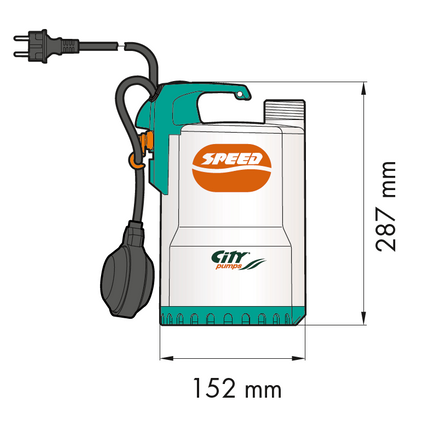 Citypumps dompelpomp SPEED 70 AUT - 550W - 230V - 6010358