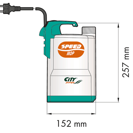 Citypumps dompelpomp SPEED MOP MAN - 250W - 230V - 6010362