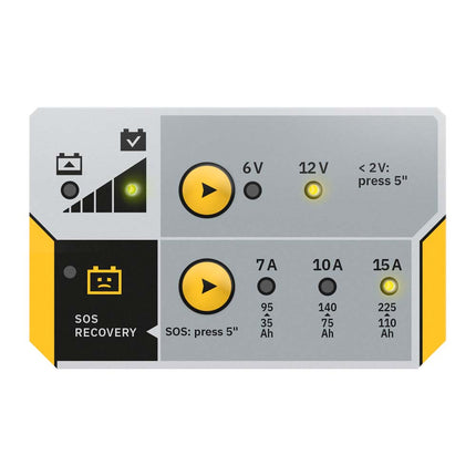 Contimac Batium 15.12 acculader 6/12 V 225W - 595024519